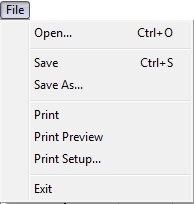 File Menu