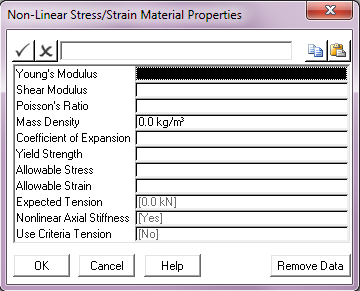 Non-Linear Stress_Strain Material Properties