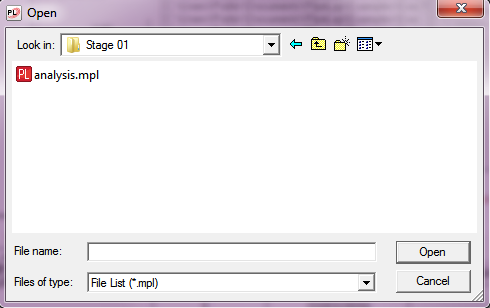Open File