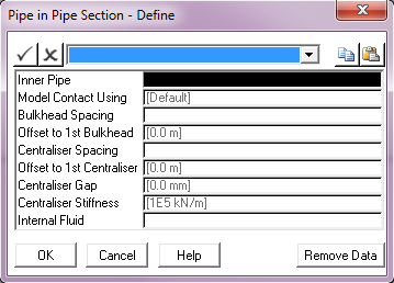 Pipe In Pipe Section – Define