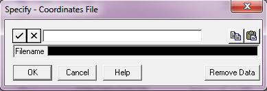 Coordinate File