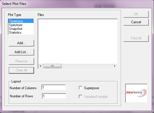 Select Plot Files