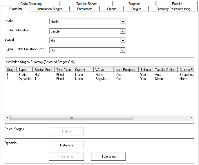 Updated Properties Tab