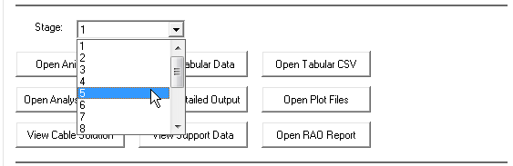 Selecting Stage Before Opening Output Files